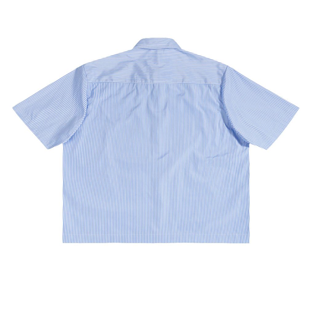 dragon blue Stripe Boxy Shirt